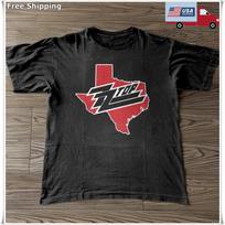 ZZ Top Texas Unisex Black T-shirt Size S-5XL L