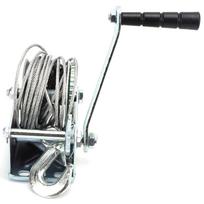 Hand Winch SelfLocking Manual Crank Lifting Sling Tool Small Crane Accessories 600lbs Rubber, alloy steel, solid steel