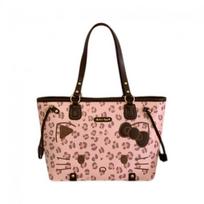 Hello Kitty Peties Rankinė Mielas Retro Leopardų Rašto Dizainas Didelės Talpos Parduotuvės Krepšys Moterims
