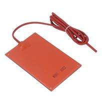 Oil Pan Heater Pad Replacement Engine Heating Plate Silicone Rubber for Cold Weather 220V 100W Silicone Rubber + Aluminum Alloy