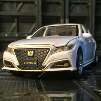 1:32 CROWN Alloy Car Model Diecasts & Toy Vehicles Metal Toy Car Model Simulation Sound Light Collection Gift