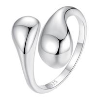 Silver universal ring with DROPS, 925 silver