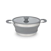 Platinet Silicone Foldable Camping Cooking Pot 3 L Grey [46298]