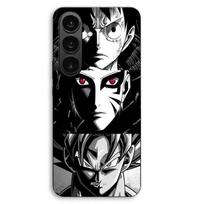 Coque Pour Samsung Galaxy S26 FE Sangoku Naruto Luffy one piece Dragon Ball Z fond noir et blanc Maniacase