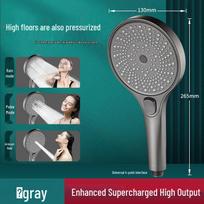 Premium Pressurized Shower Head Set with Large Flow & Three-Speed Adjustment