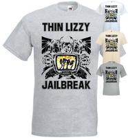 Thin Lizzy Jailbreak v8 T-shirt hard rock white zinc grey S-5XL XXL