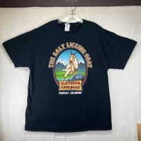 Salt Licking Goat Clothing Company T Shirt XL Fairplay Colorado Black Cotton Unisex T-Shirt M