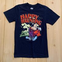 Walt Disney Mickey Mouse Happy Haunting Halloween Bats Spooky Scary T-Shirt S Unisex T-Shirt L