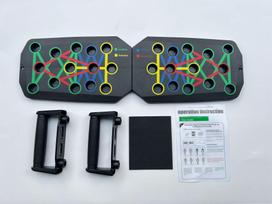 Multi-functional Folding Push-up Board with Non-slip Grips for Chest, Shoulders, Back, and Triceps