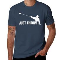 Cool Saying Just Throw It Hammer Throw Ball Hammer Throwing Tshirt Daily Wear Print Tshirt S