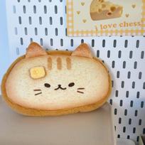 Blusher Cat Stationery Bag Roast Bread Plush Pencil Bag Creative Siamese Cat Pencil Bag  Desktop style 2