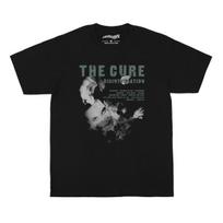 Disintegration The Cure T-Shirt Alternative Rock New Wave Band Robert Smith Washed Style Short Sleeves Cotton Printed Shirts S