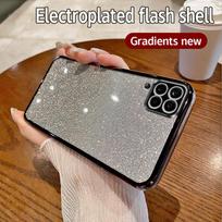 For Samsung Galaxy A12 Case Samsung Galaxy M12 F12 Phone Case Shiny Glitter Plating Silicone Camera Lens Soft Back Cover For Galaxy A12
