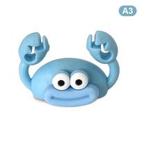 Animacinių filmų krabų kabelių laikiklis darbalaukio vyniotuvo vielos laikiklio laikiklis Lipnus vielos stovas Creative Data Cable valdymo klipas
