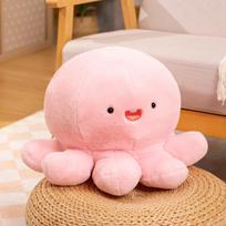 Mergaitės širdies rožinis aštuonkojis pagalvė pliušinis žaislas lėlė aštuonkojis lėlė vaikų draugas raminanti lėlė 35cm（0.45kg）