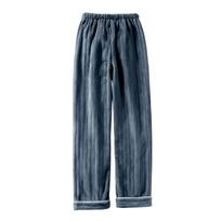 Women's Fashion Fleece Line Thickened Long Pajama Pants L