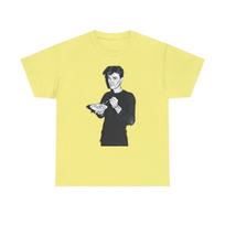 David Byrne Talking Heads Art Graphic Print Short Sleeve Unisex Heavy Cotton Tee XL