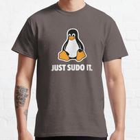 Linux Just Sudo it Funny Sysadmin Command Engineer T-Shirt for software developer large size tops Adult tee S-6XL S