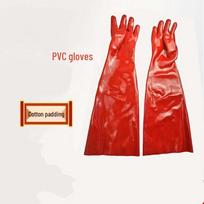 Milin 60cm Red PVC Chemical Resistant Gloves