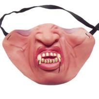 Halloween Masque Latex Funny Half-face Prank Masque Breathable Realistic Horror Masque for Costume CDN A