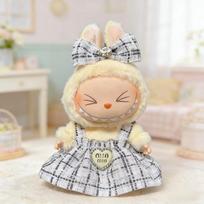 For 15/17cm Labubu clothes Bow headband Lace skirt Set Labubu dolls clothing princess dress Outfit DIY replacement accessories balta