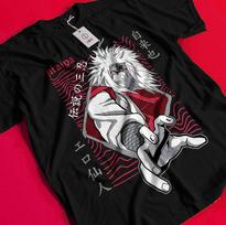 Jiraya T-Shirt Naruto Tshirt Tsunade Shirt Madara Kakashi Itachi Pain Minato Tee BB1551 XL