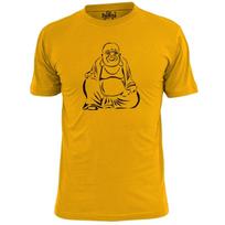 Mens Buddha T shirt Siddhartha Gautama Buddhism Meditation Spirituality L
