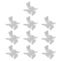 Acrylic Crystal Display Stand 10pcs/set Clear Storage Geodes Rock Mineral Agate S