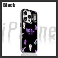 Juice cool 999 wrld fashion Phone Case for iPhone 17 air 16 e 15 14 13 12 11 Pro Max Plus Black 2-in-1 Jelly case iPhone 15 Pro