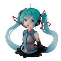Anime Vocaloid Hatsune Miku Bust Statue Figure - Cute Half Body Model Collectible Figurine Gift for Fans in Stock blue