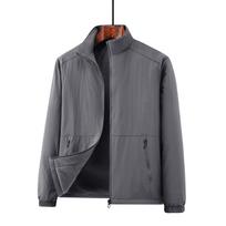 Winter New Fleece Thickened Jacket Men's Windproof Warm Jacket Large Size Youth Stand-up Collar Jacket M
