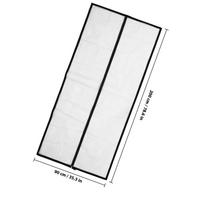 Cat Screen Door with Zipper Pet Mesh Door for Small Animals Dog Cat Door Screen Protector Outdoor Indoor Use Durable S
