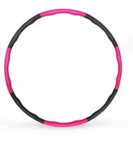 Foldable hula hoop with massage function.