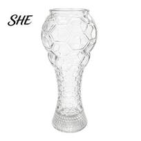 Hercules Cup Beer Mug Soccer Trophy Glass, 400/600ml Capacity Mug, Heavy Duty Football Sports Fan Shaped Pint for Home Bar, Gift Fans Foam Locking 400ML 1pc