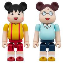 Medicom Toy BERBRICK Bearbrick Chibi Maruko-chan Maruko Tamachan 2PCS SET Each height approximately 70mm Non-scale Painted finished figure