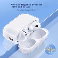 HotFire AirPods 3 Case, AirPods 3 Cover, Apple Bluetooth Earphone Shockproof Anti-Drop Dustproof Silicone Transparent Case, Full Coverage Soft Shell