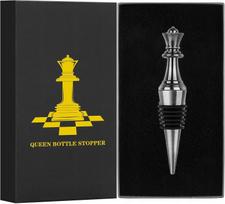 Chess Queen Wine Stopper, Bronze, Perfect Gift