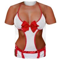 Funny graphic bikini t shirts for men 3d printed fake abs muscle short sleeve t shirt female cosplay costume novelty t shirts sh XXS