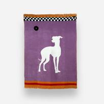 COTTON BLANKET IGGY Blue Figa