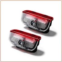 2Pcs Auto LED Door Welcome Projector Lights Wireless Ghost Shadow Step Light for Skoda Octavia A5 A7 Fabia 1 Superb Kamiq Rapid Yeti Citigo S Kodiak 2Pcs