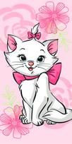 CHILDREN'S COTTON TOwel MARIE CAT Bath Beach Pool Beach