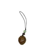 Strawberry Sandalwood Key Chain Pendant Lucky Cat Pendant Creative Mobile Phone Ring  Men Strawberry(Style C)