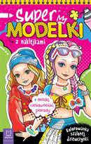 Supermodel Stickers. Crazy Coloring Page...