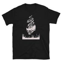 Smoke over Swords Steaming Fresh Tattoo Inspired Printed T-Shirt L