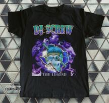 DJ Screw Vintage 90s Rap Graphic Shirt Black Tee Unisex T-Shirt S
