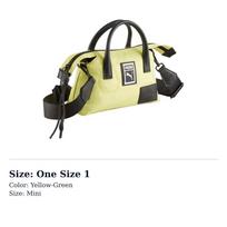 PUMA PolyesterPolyurethane Shoulder Bag, Crossbody Bag, Handbag Mini Womens Yellow Green 079728-03 One Size 1