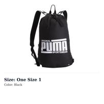 PUMA Fabric Backpack Regular Unisex Black 075818-01 One Size 1