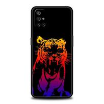 Tiger neon Leopard telefono dėklas, skirtas OnePlus 10 9 Pro 9T 10R 9R 9RT 8T 8 7 6T 7T Nord 2T CE 2 5G N200 N10 N100 minkštas silikoninis dangtelis OnePlus 8 Pro