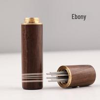 Ebony Nerūdijančio Plieno Kavos Aparato Miltelių Dozatorius ir Adata Lūpų Dažų Birios Pudros Įrankis Loose Powder Needle