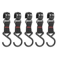 5Pcs Moveable Camping Hanging Hook Hanging Laundry Hook S-Shaped Hanger Storage Rack for Outdoor Picnic Hiking Fishing